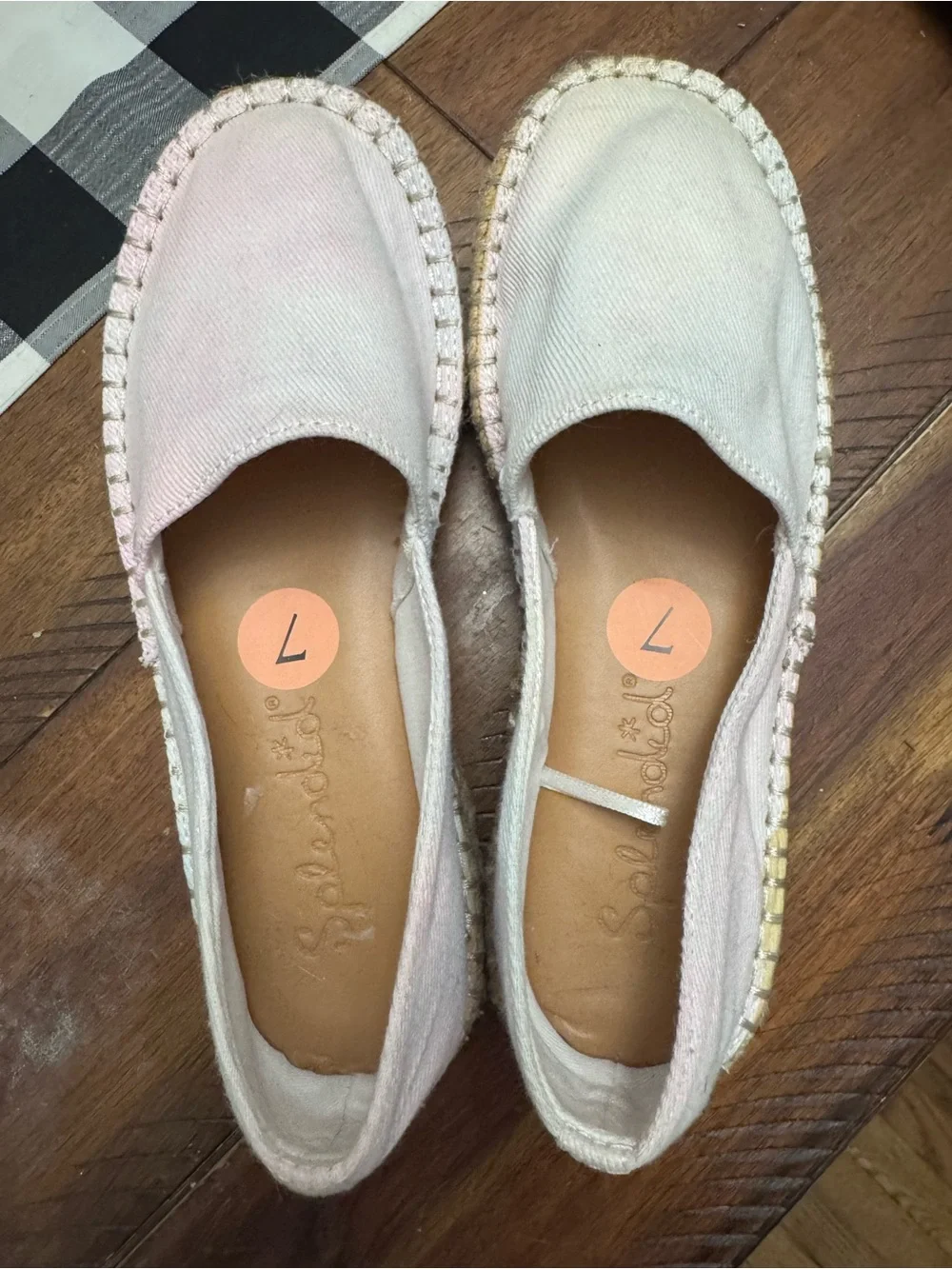 Women’s Canvas Tie-Dye Espadrille Slip-On Flats in 7 NWOT